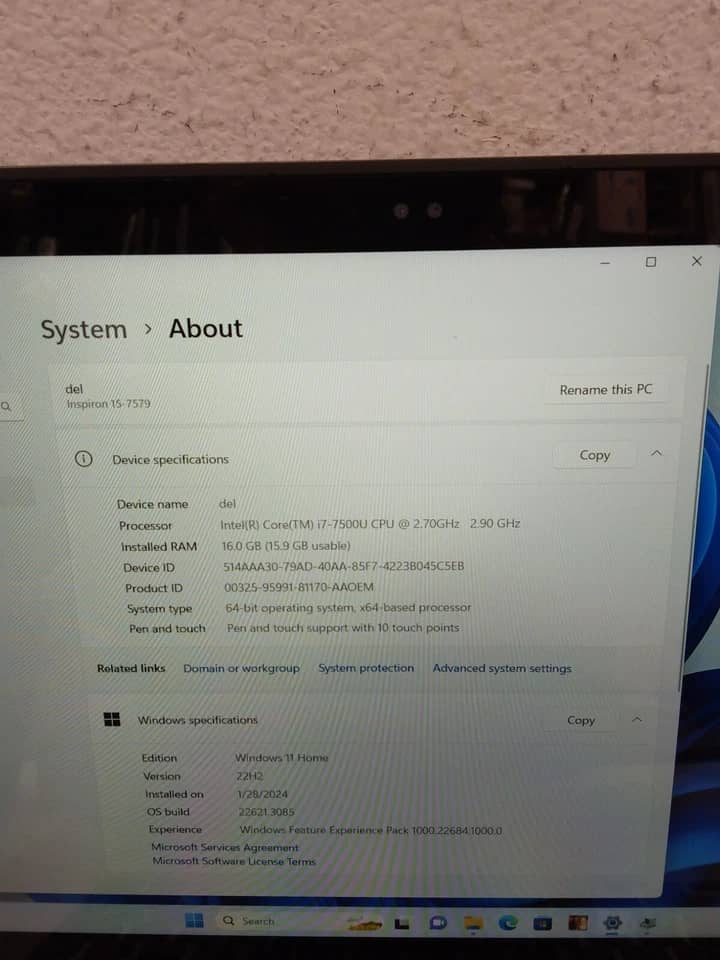 Dell Inspiron 15 7000 Computers