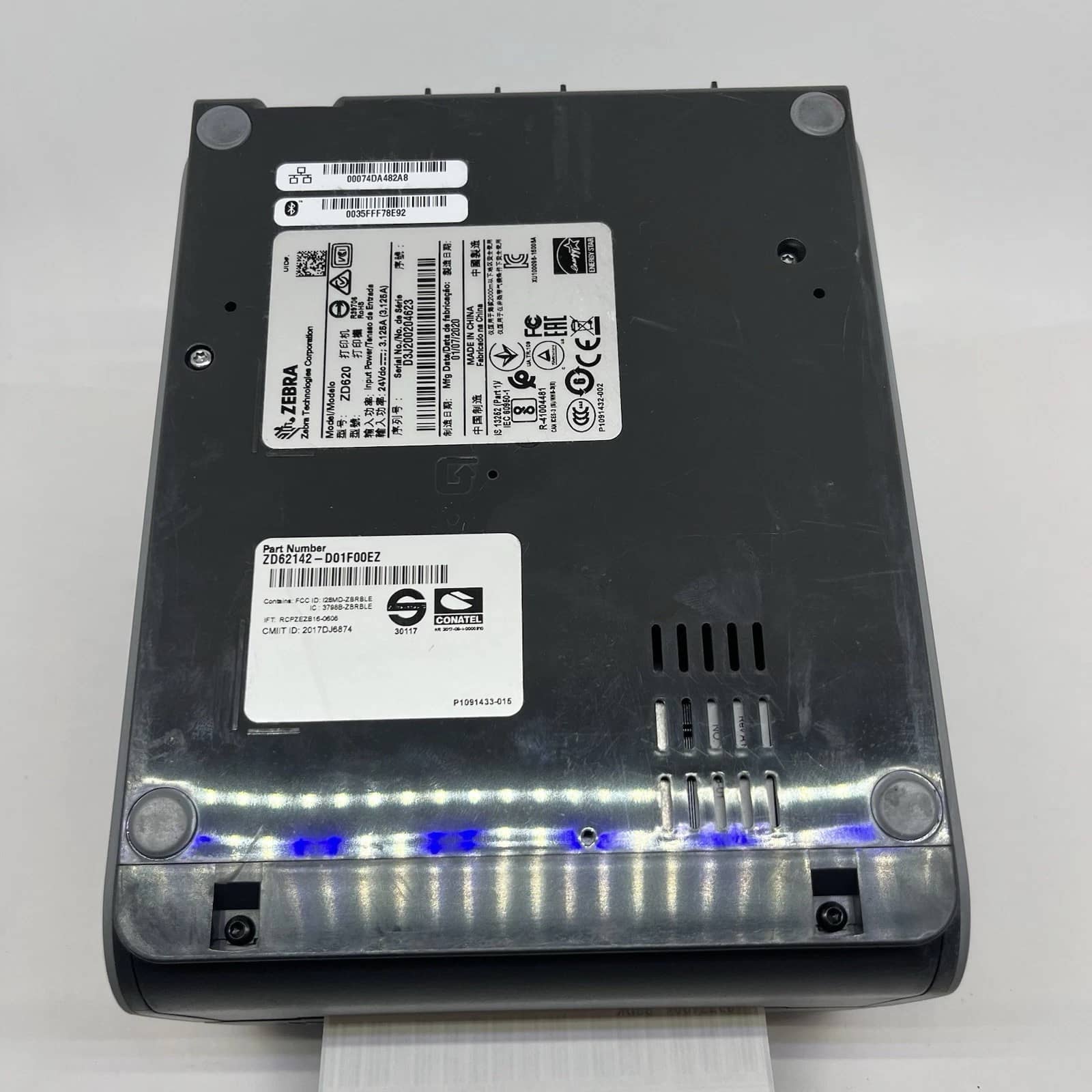 Zebra 2D62142 - D01F00EZ Printers For parts or not working