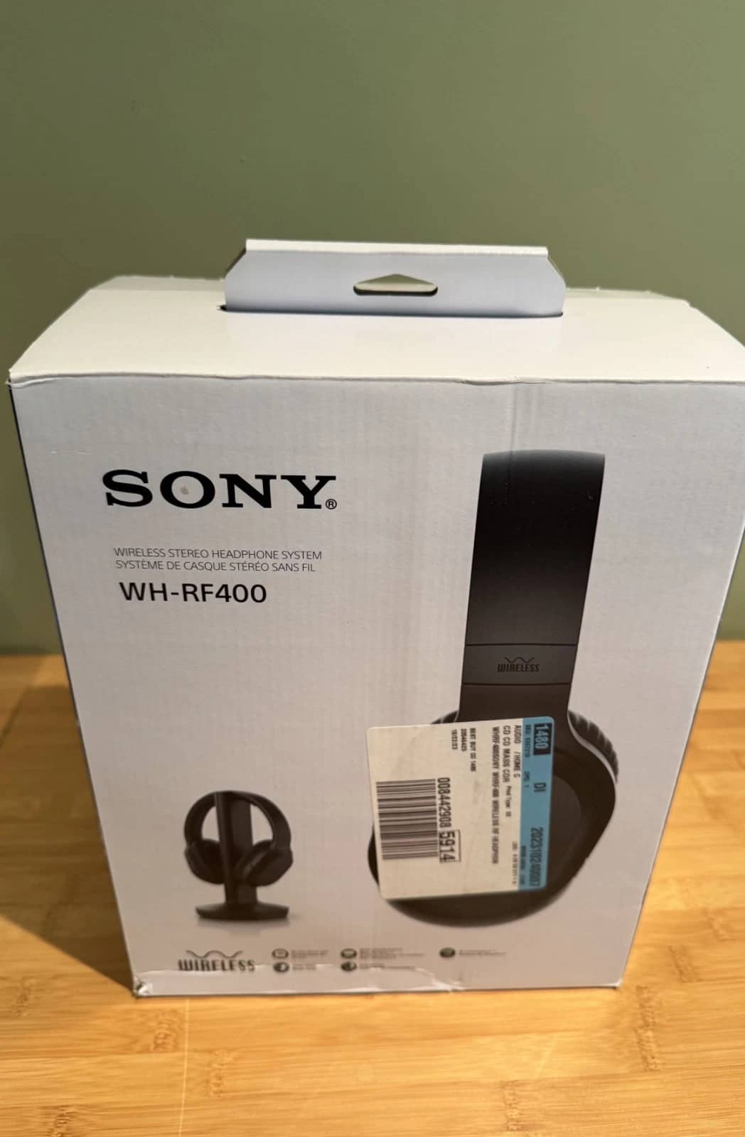 Sony RF400 Headphones & Earbuds Black New