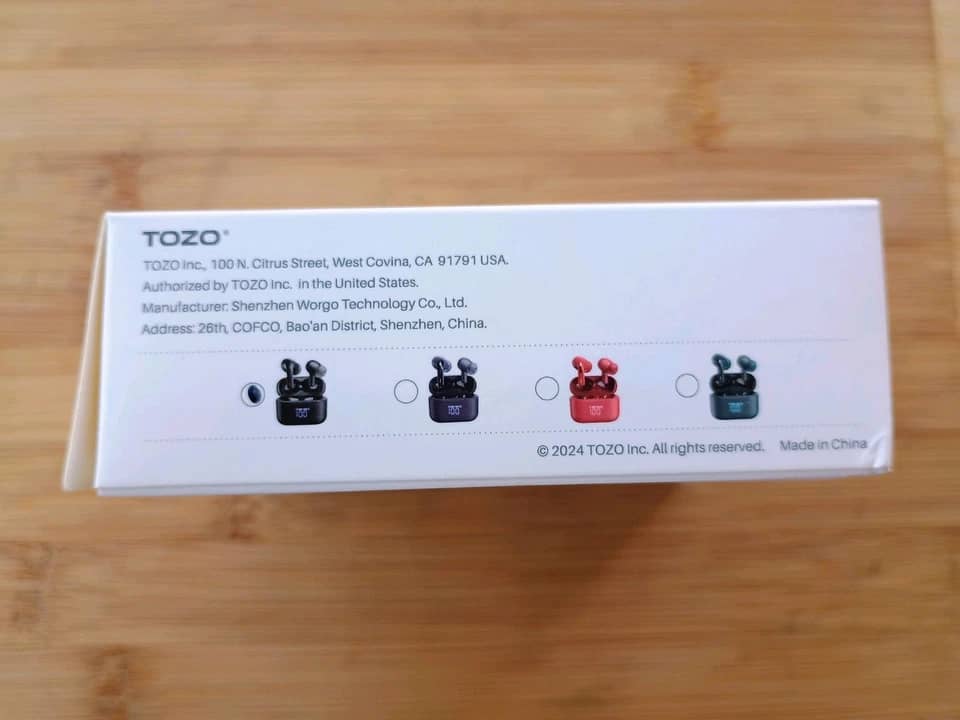 TOZO T20 Headphones & Earbuds Green New