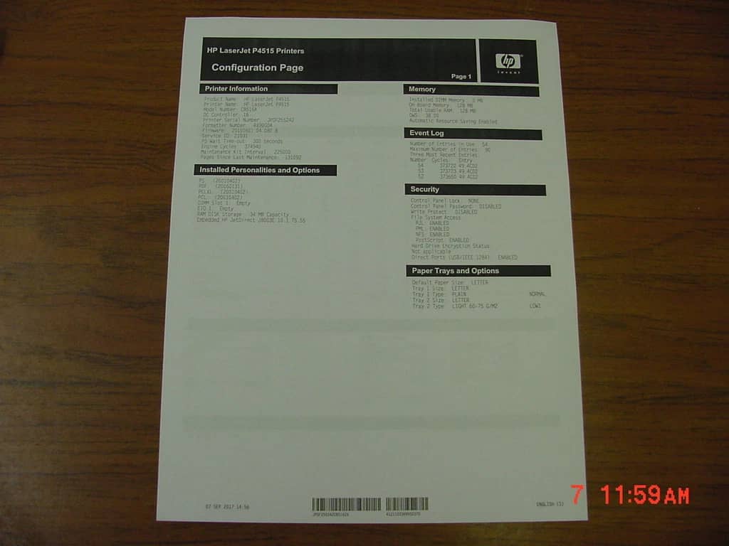 HP LaserJet P4515x Printers Refurbished - Excellent