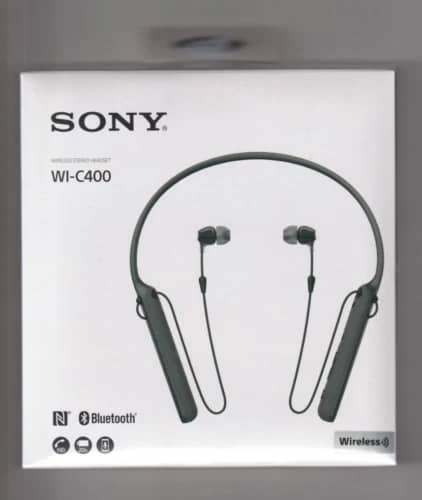 Sony WIC400B.CE7 Headphones & Earbuds Black New