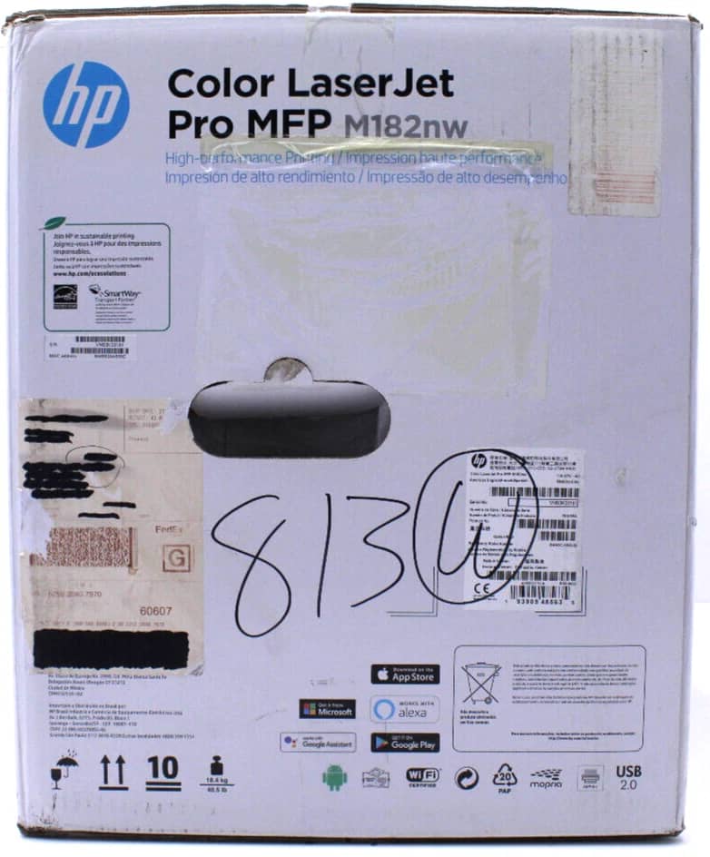 HP Color LaserJet Pro MFP M182nw Printers Open-Box Excellent