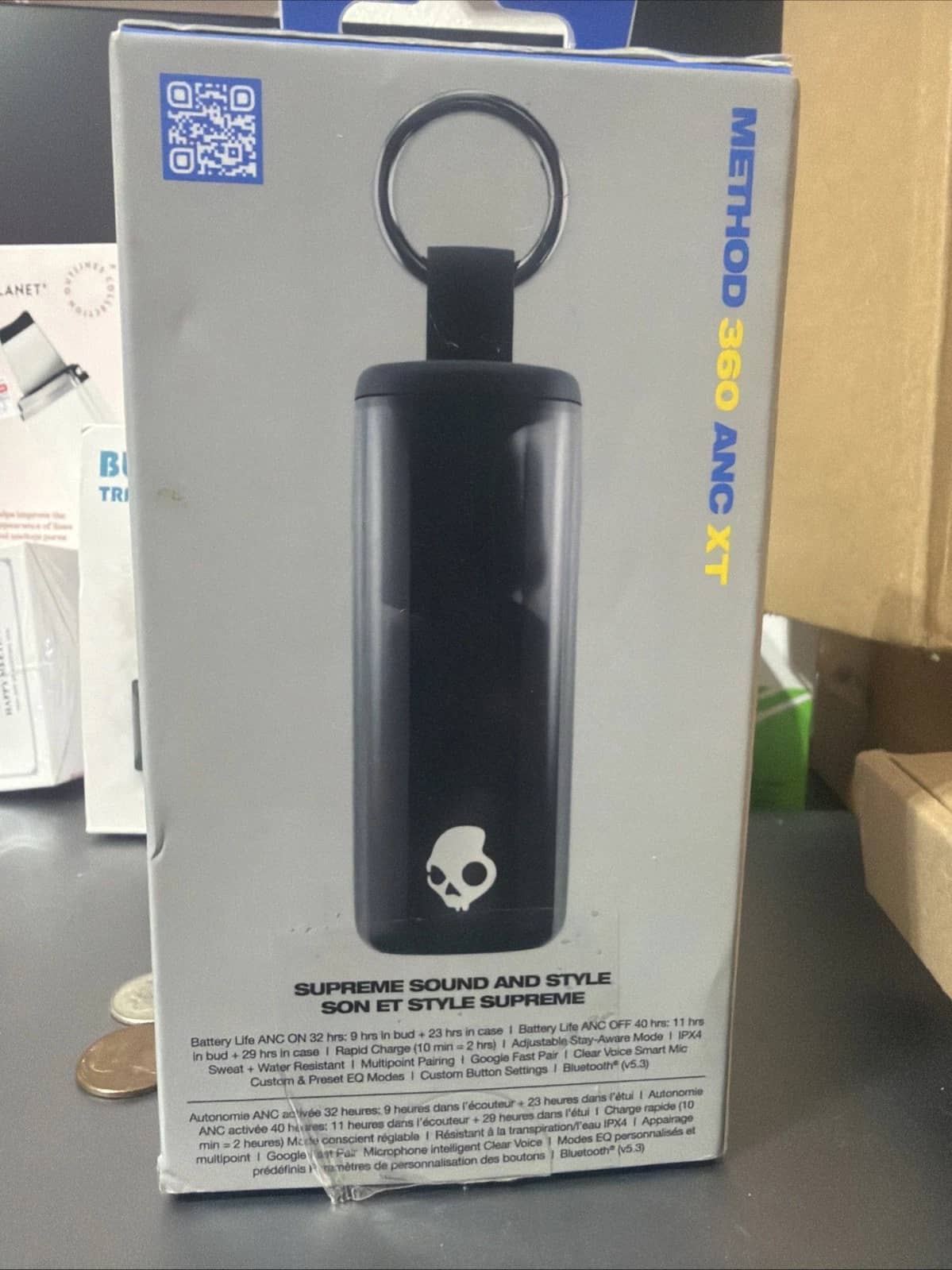 Skullcandy Method ANC Headphones & Earbuds Black New