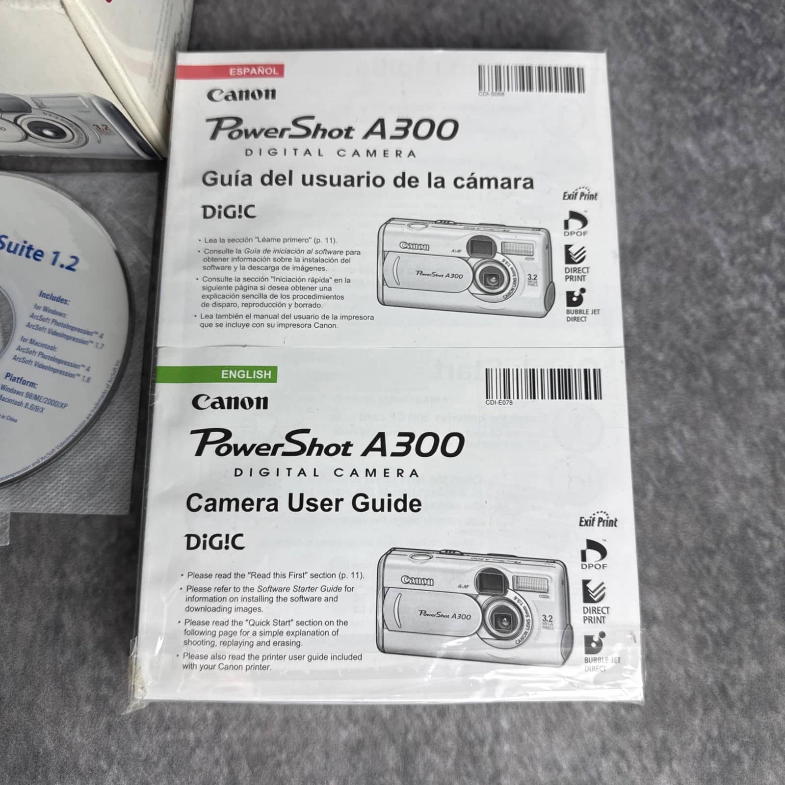Canon PowerShot A300 Digital Cameras Gray New Body Only