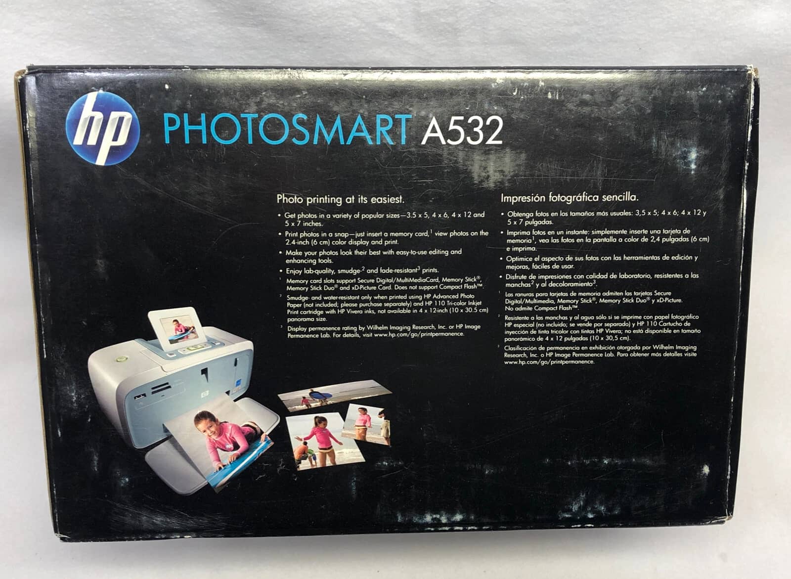 HP Photosmart A532 Printers New