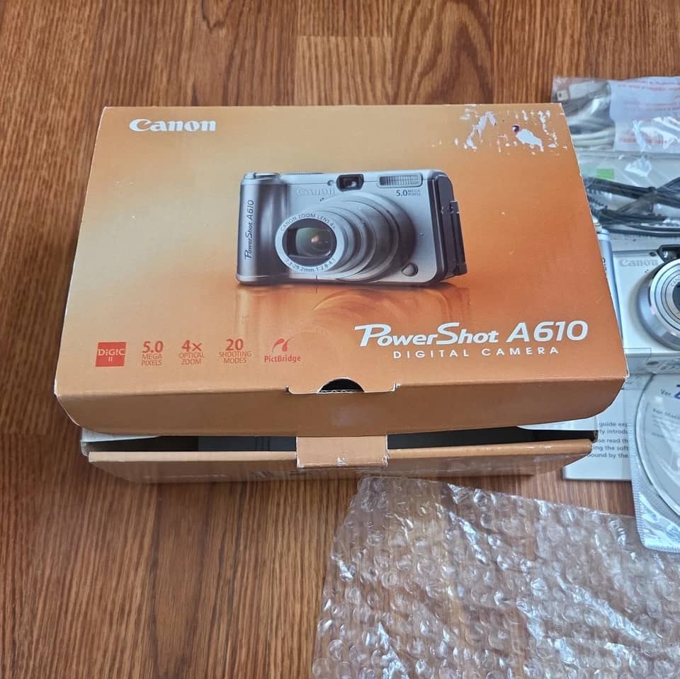 Canon PowerShot A610 Digital Cameras Silver New Body Only