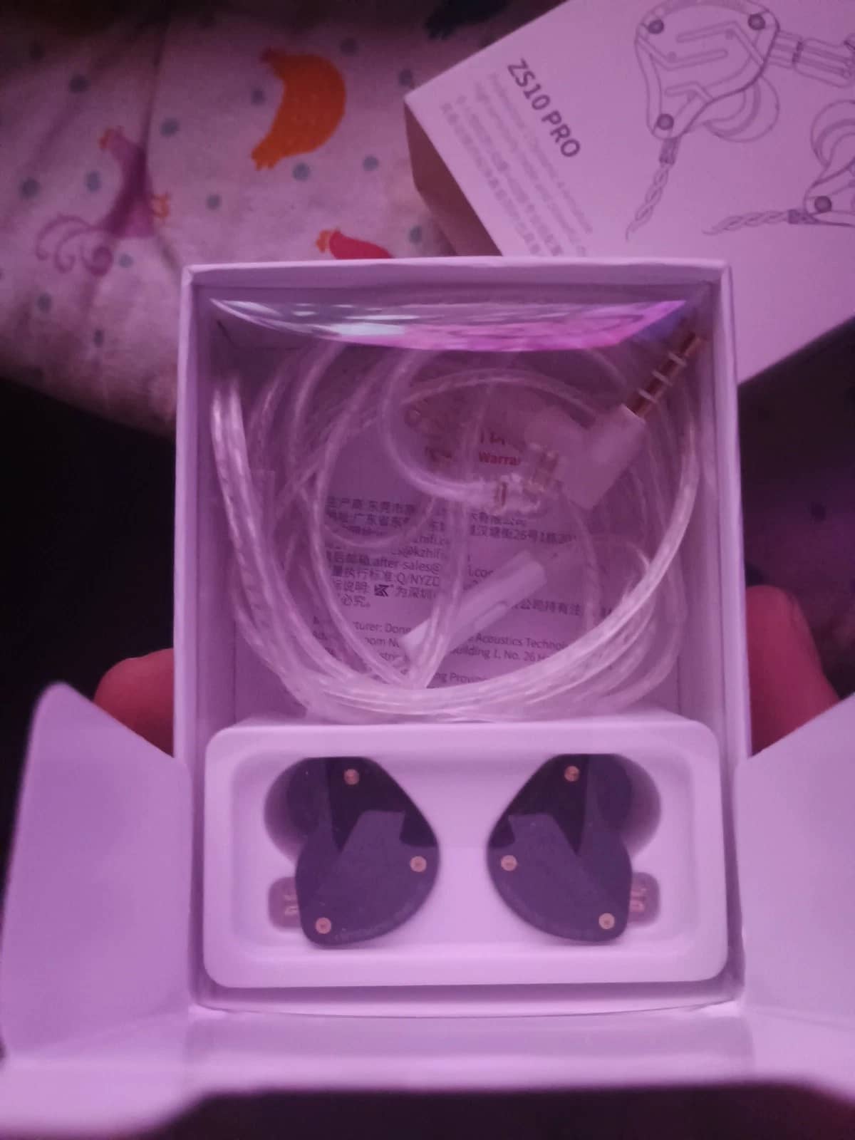 kz ZS10 Pro Headphones & Earbuds Black New