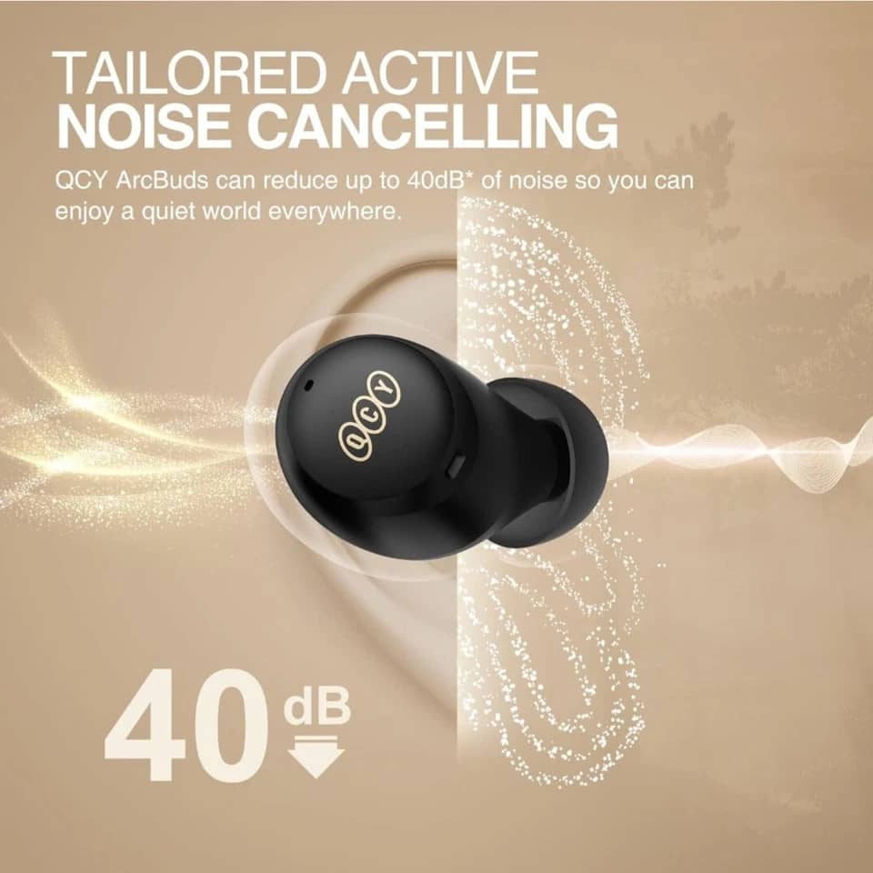 QCY ArcBuds Headphones & Earbuds Black New