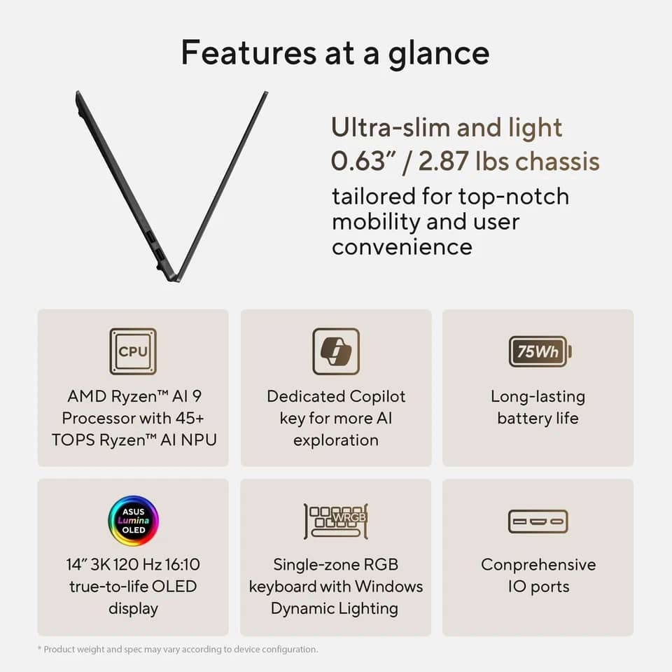ASUS Vivobook S14 Computers
