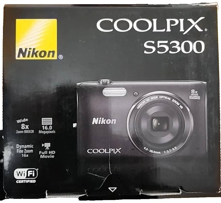 Nikon COOLPIX S5300 Digital Cameras Purple New Body Only