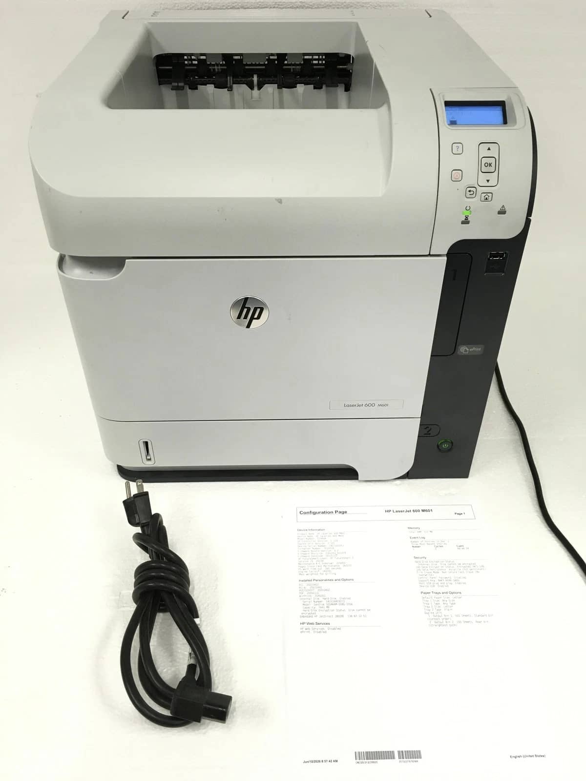 HP M601 Printers Used - Good