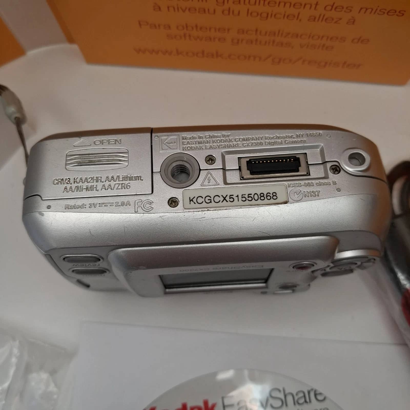 Kodak EasyShare CX7300 Digital Cameras Silver New Body Only