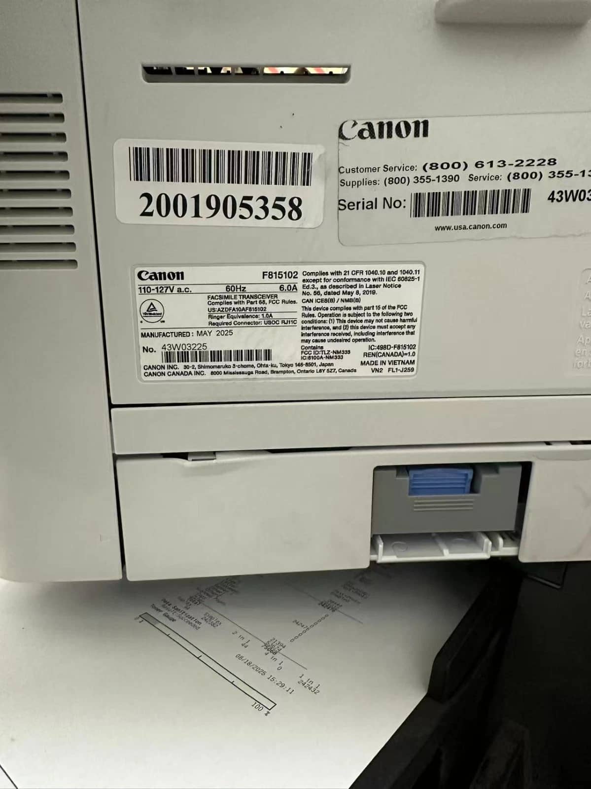 Canon imageCLASS X MF1440 Printers Used - Good