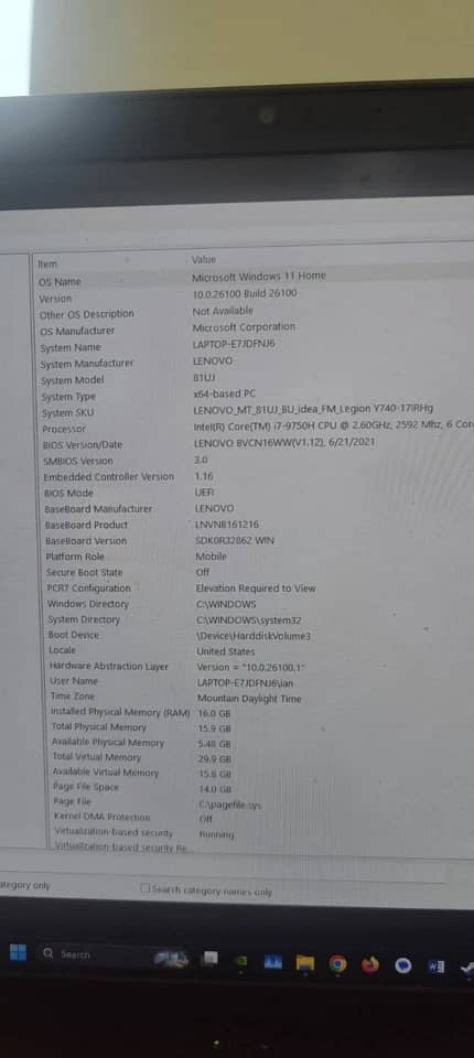 Lenovo Legion Y740 Computers