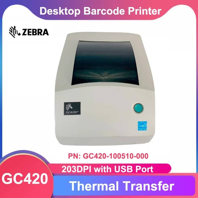 Zebra GC420 Printers Used - Good