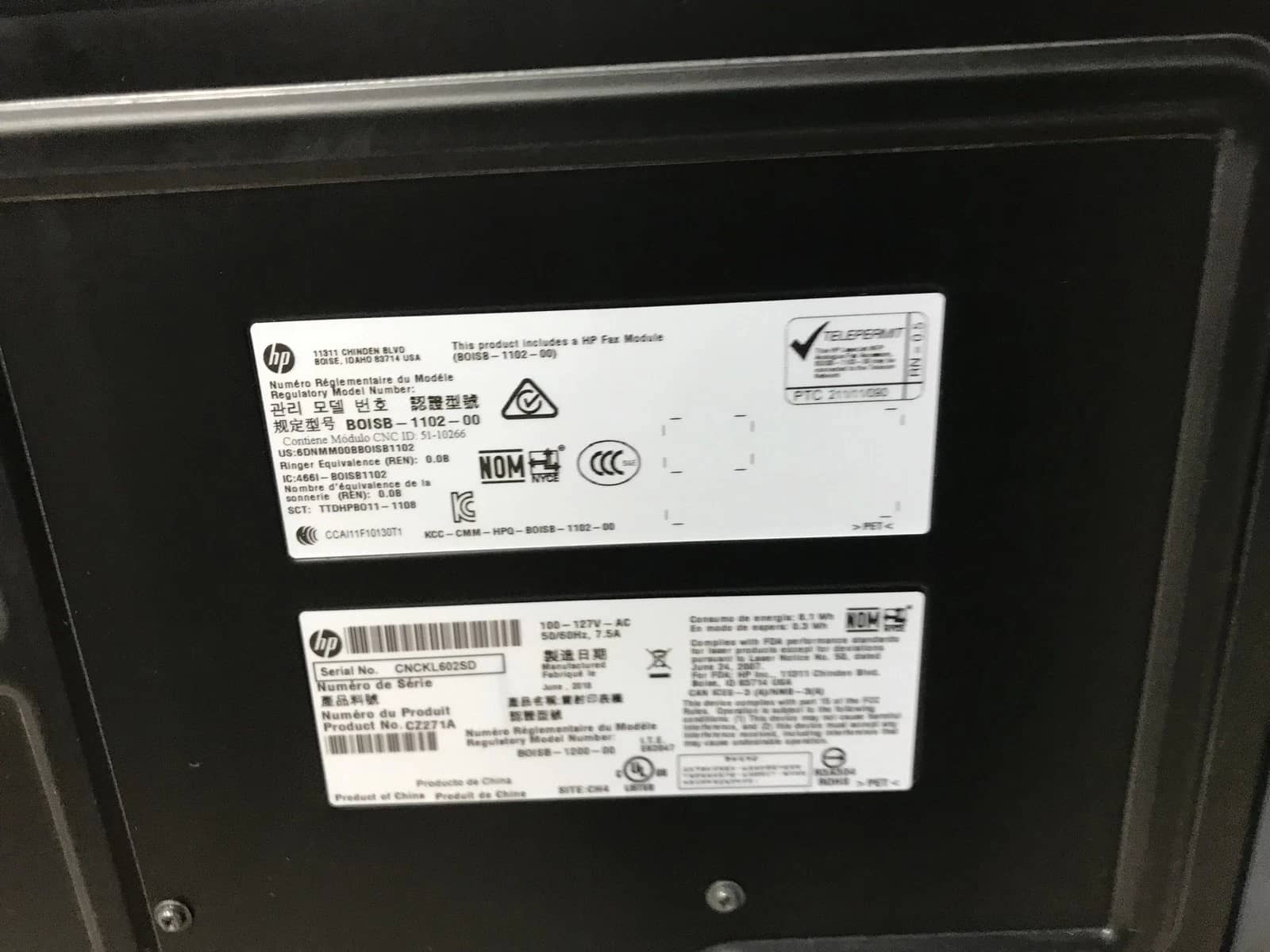 HP Laserjet 500 Color MFP M570dn Printers Used - Good
