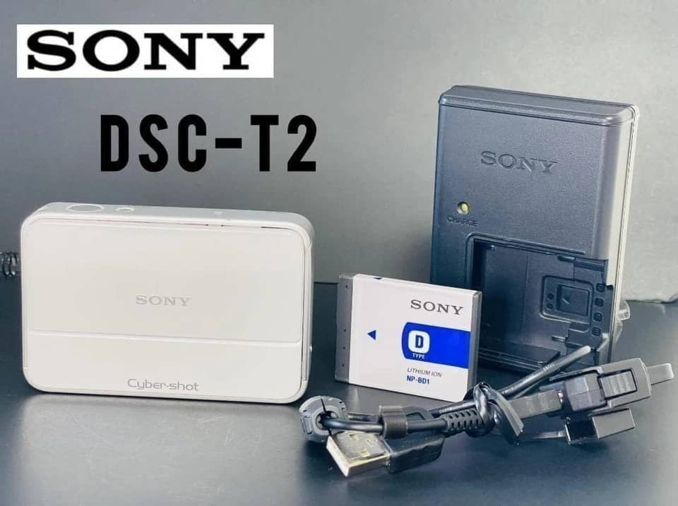 Sony DSC T2 Digital Cameras White New Body Only