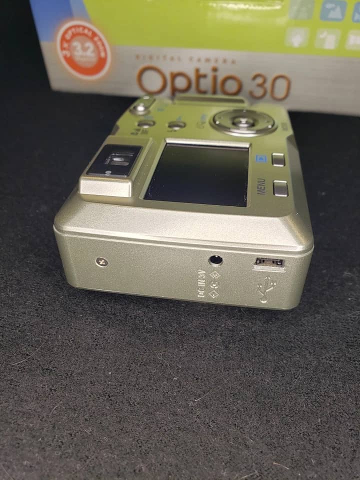 Pentax Optio 30 Digital Cameras Silver Used - Good Body Only