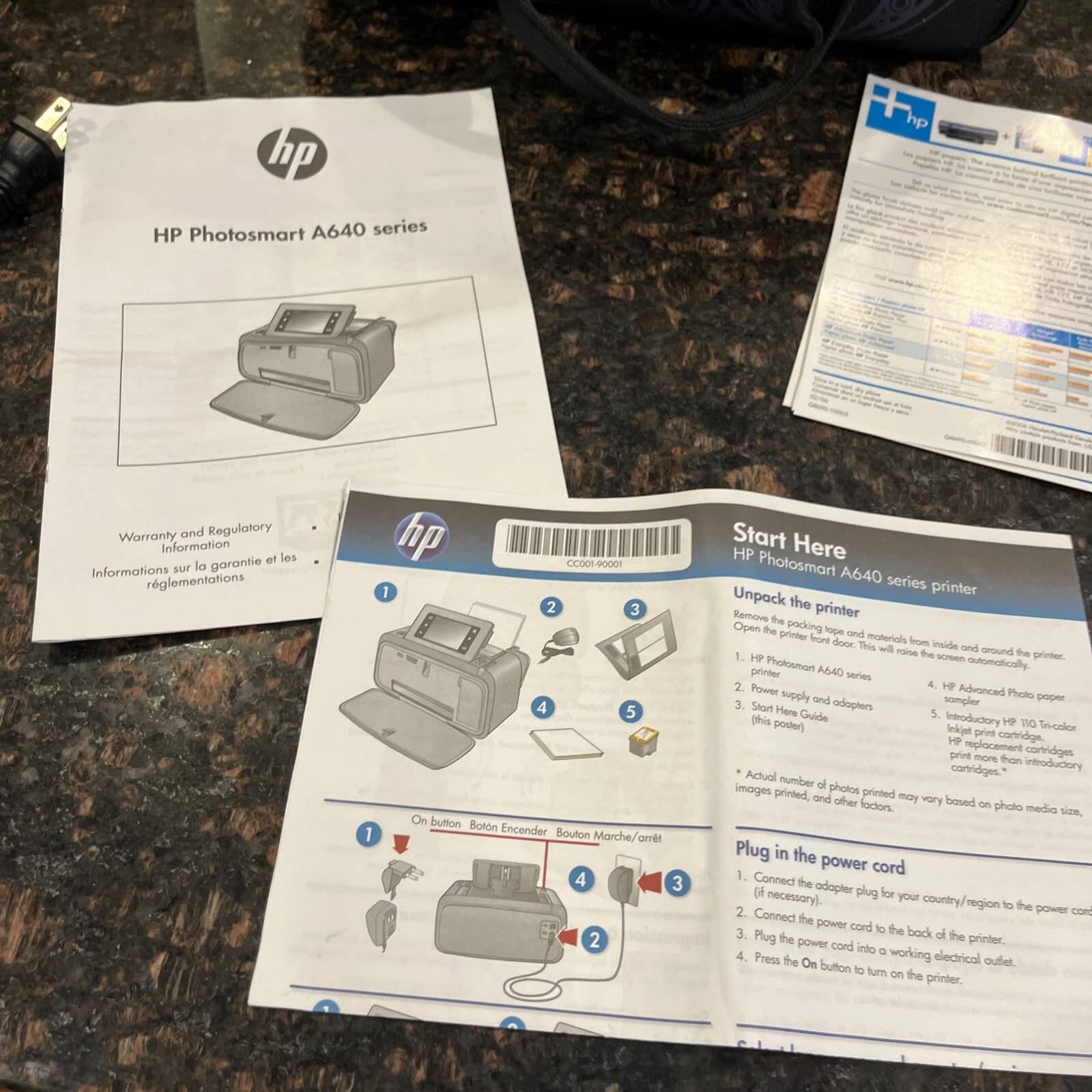 HP Photosmart A640 Printers New