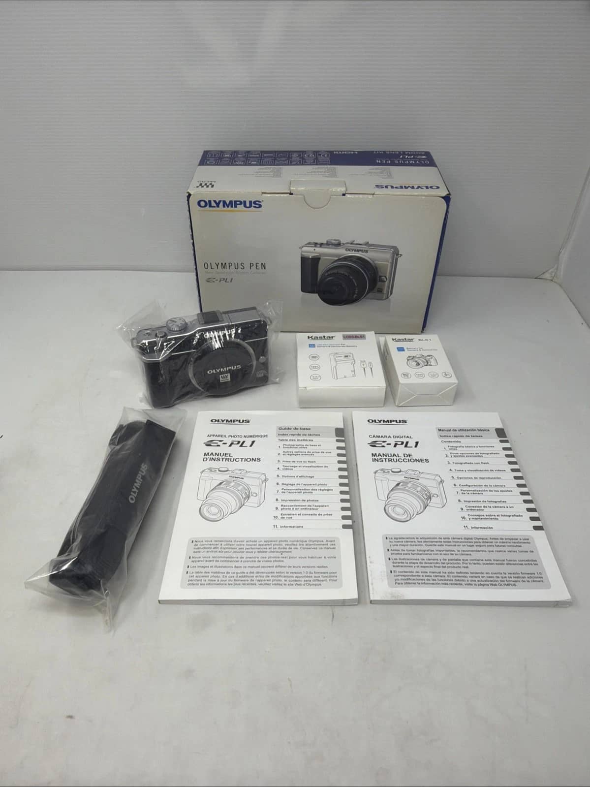 OM SYSTEM PEN E-PL1 Digital Cameras Silver New w/ 14-42mm Kit