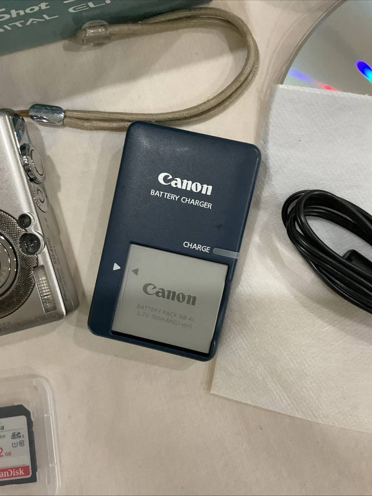 Canon PowerShot SD400 Digital Cameras Silver New Body Only