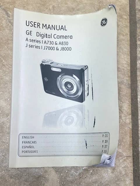GE Smart Series A730 Digital Cameras Black New Body Only