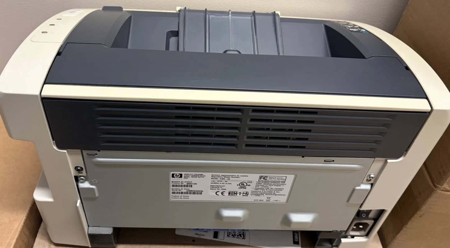 HP LaserJet 1022 Q5912A Printers For parts or not working