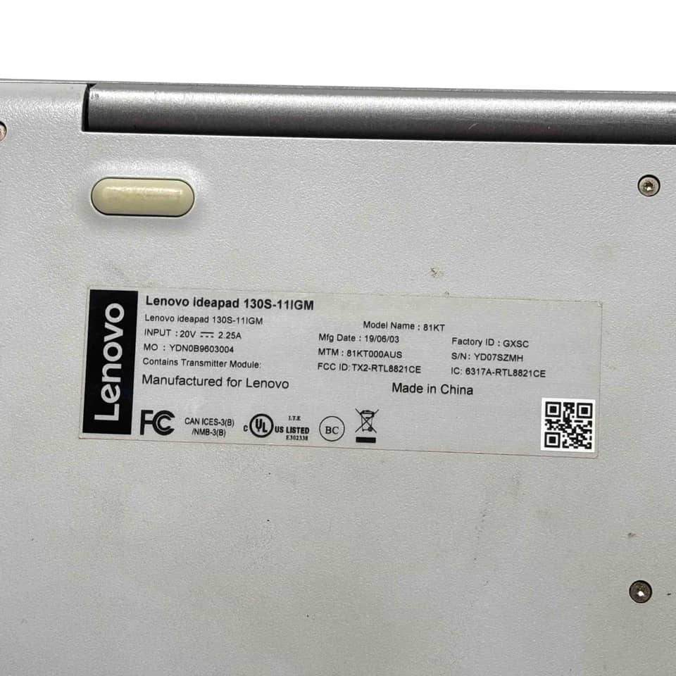Lenovo ideapad 130S-11IGM Computers 64GB 4GB Used - Good