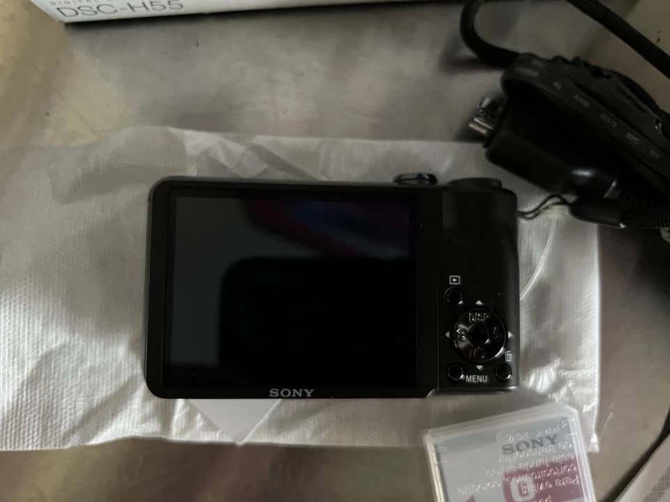 Sony Cyber-shot DSC-H55 Digital Cameras Black Used - Good Body Only