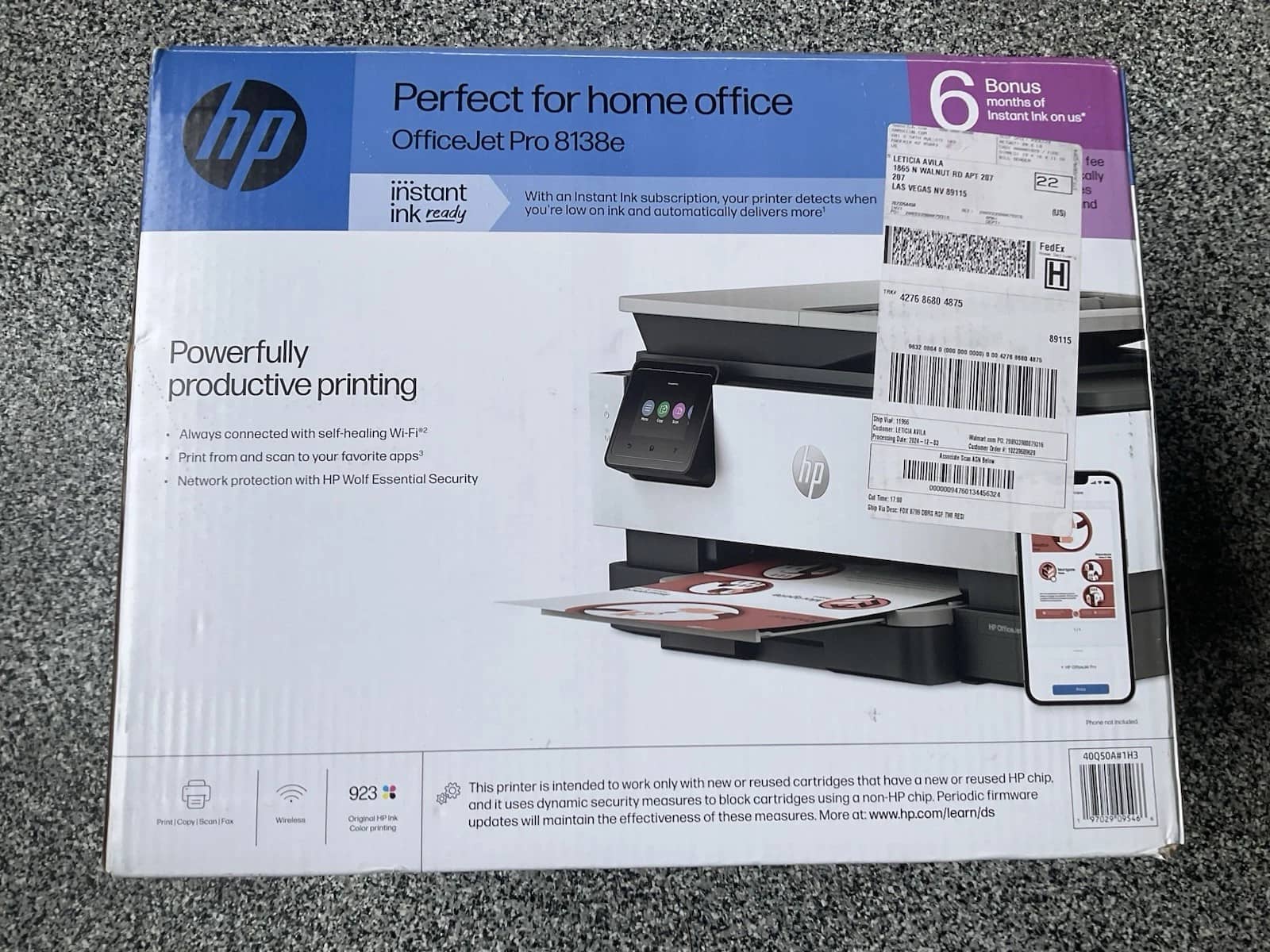 HP OfficeJet Pro 8138e Printers New