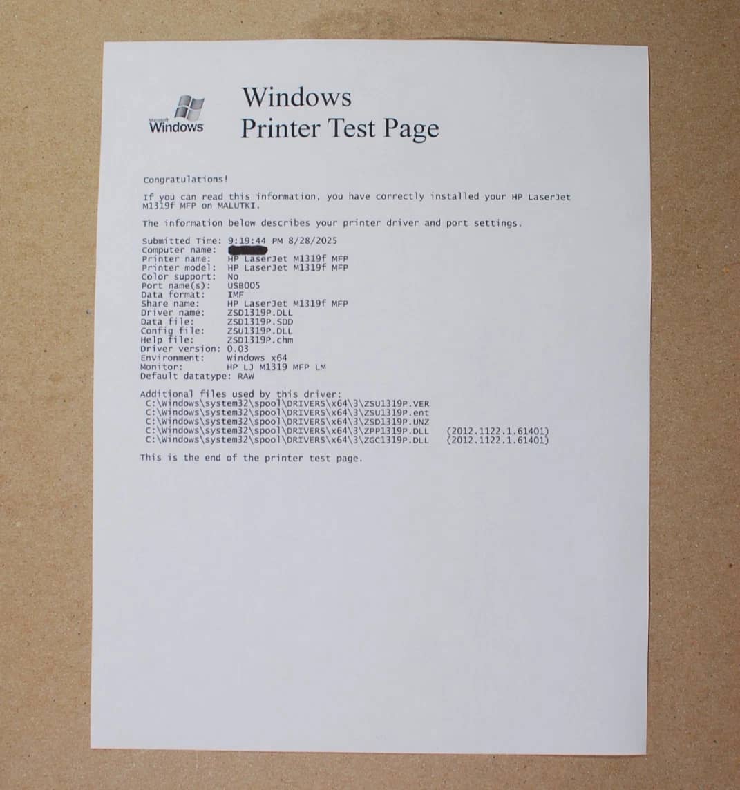 HP Laser Jet M1319 f Printers Used - Good