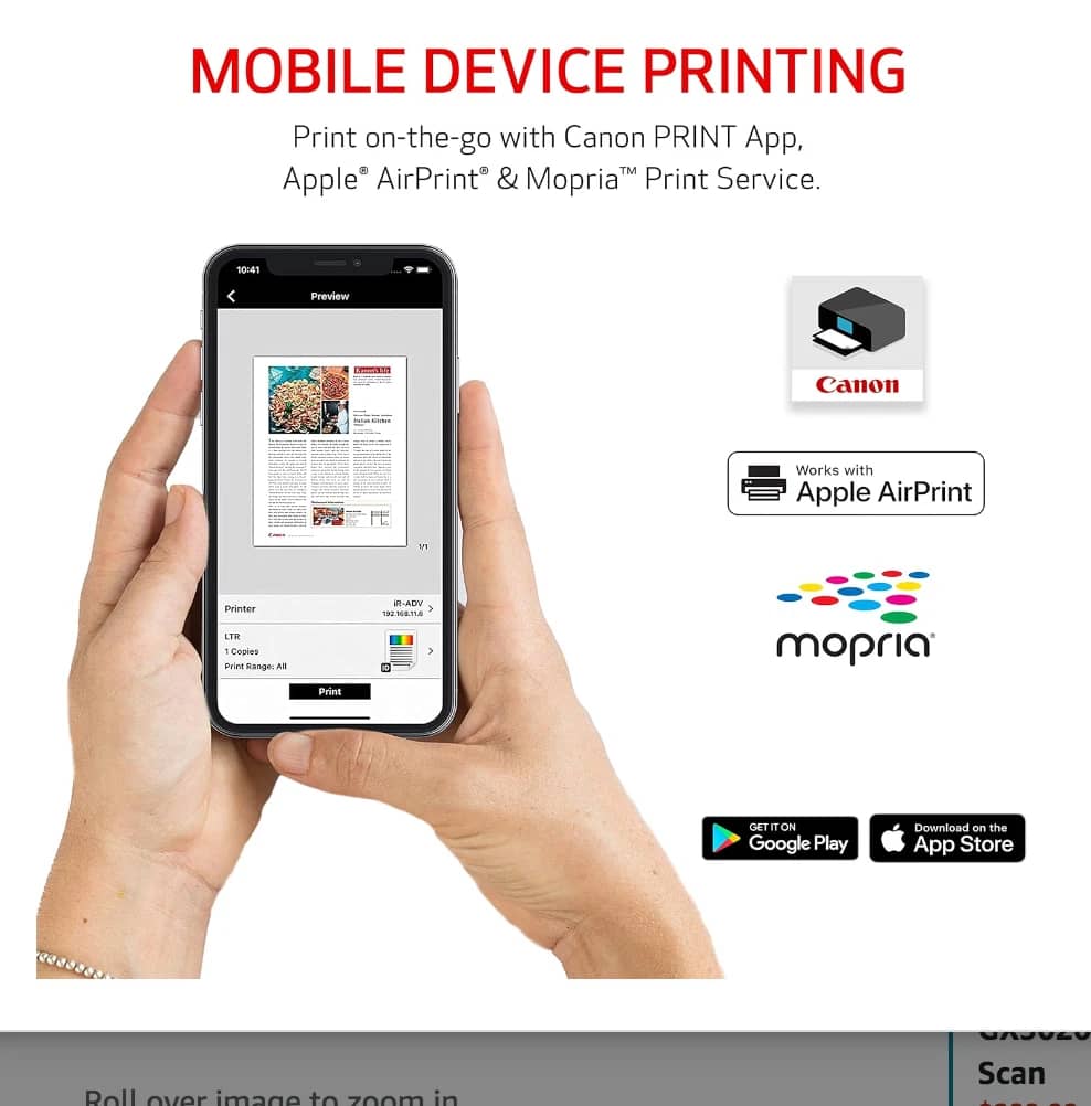 Canon MAXIFY GX3020 Printers New