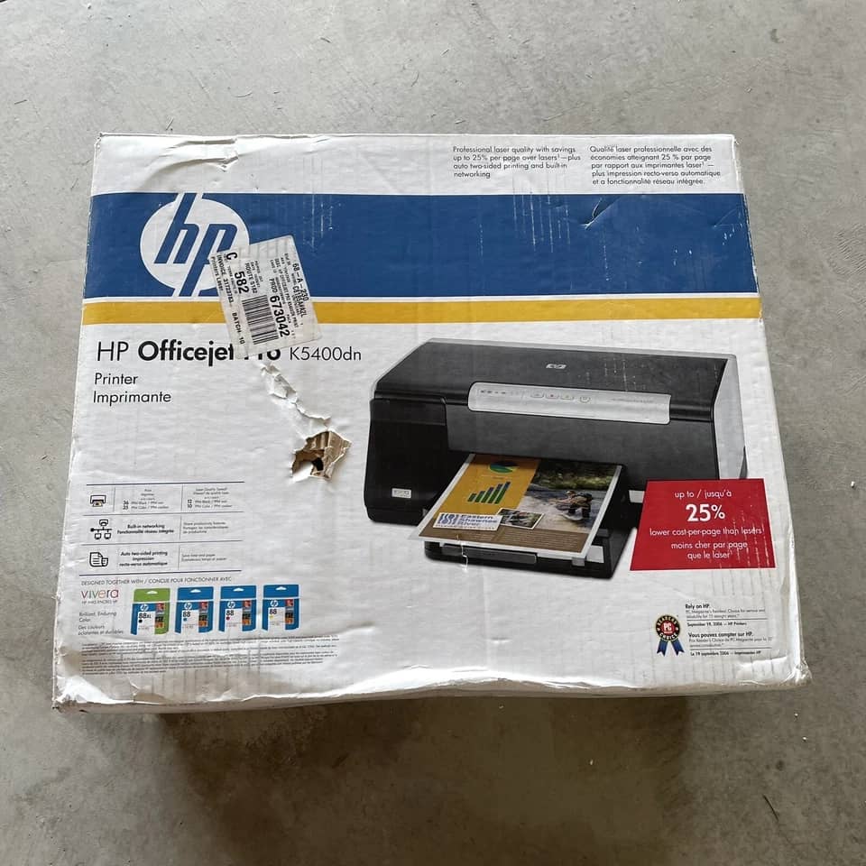 HP OfficeJet Pro K5400dn Printers New