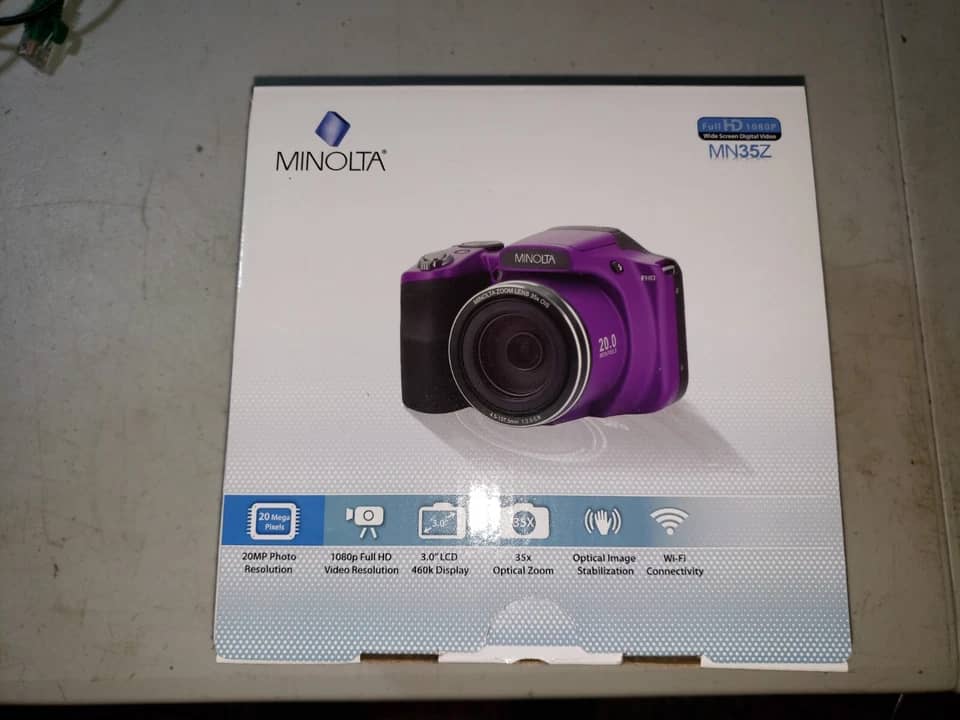 Minolta M35Z Digital Cameras Purple New Body Only