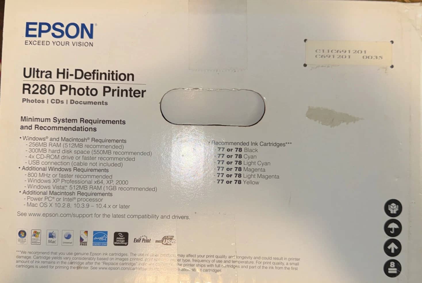Epson R280 Printers Used - Good