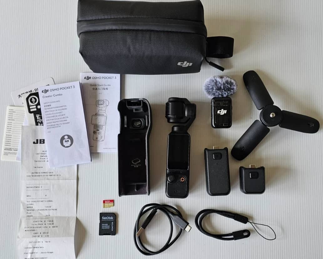 DJI Osmo Pocket 3 Digital Cameras Black New Body Only