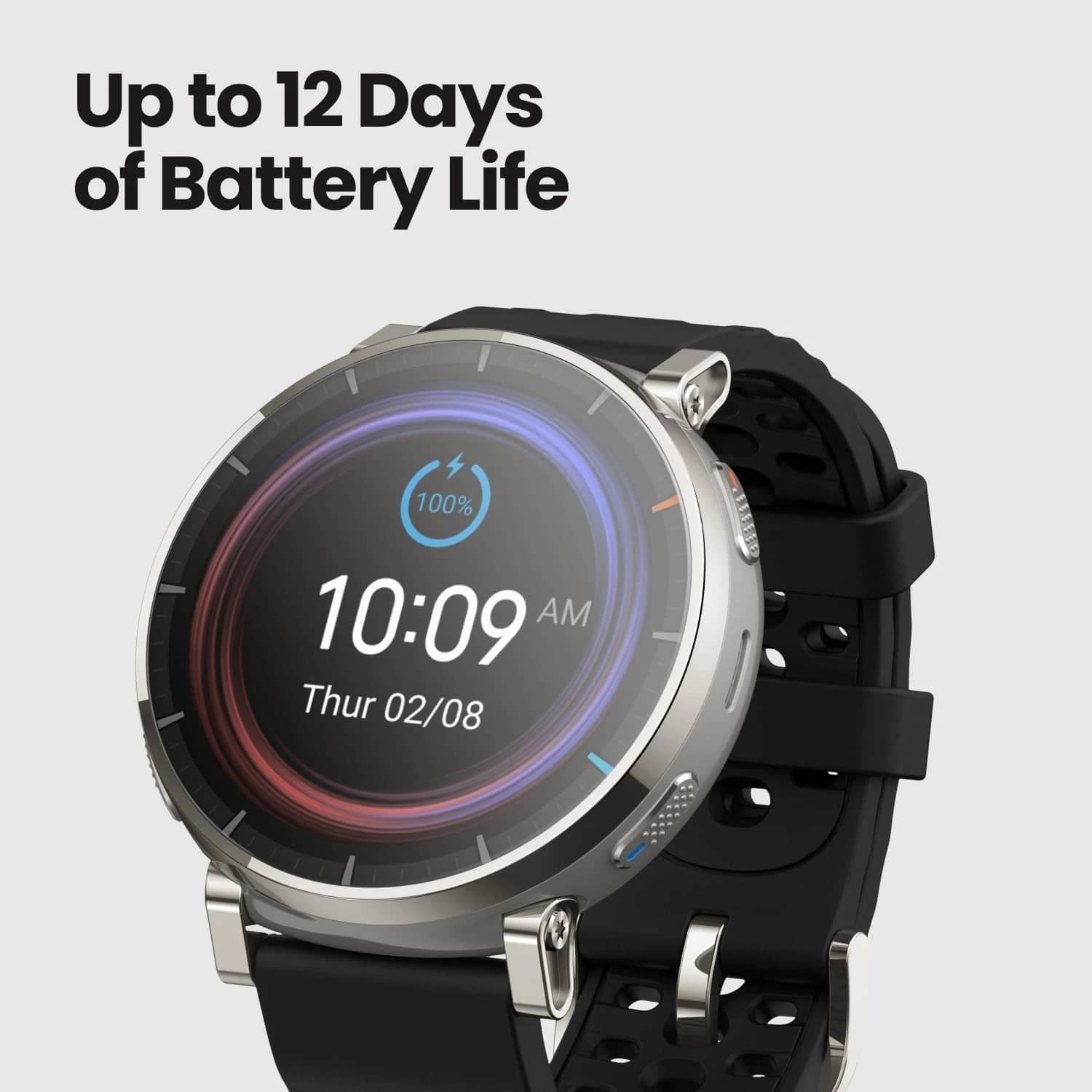 Amazfit Amazfit Active 3 Smartwatches Blue 45mm New