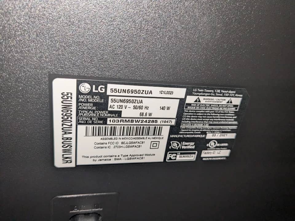 LG 55UQ7070ZUE TVs