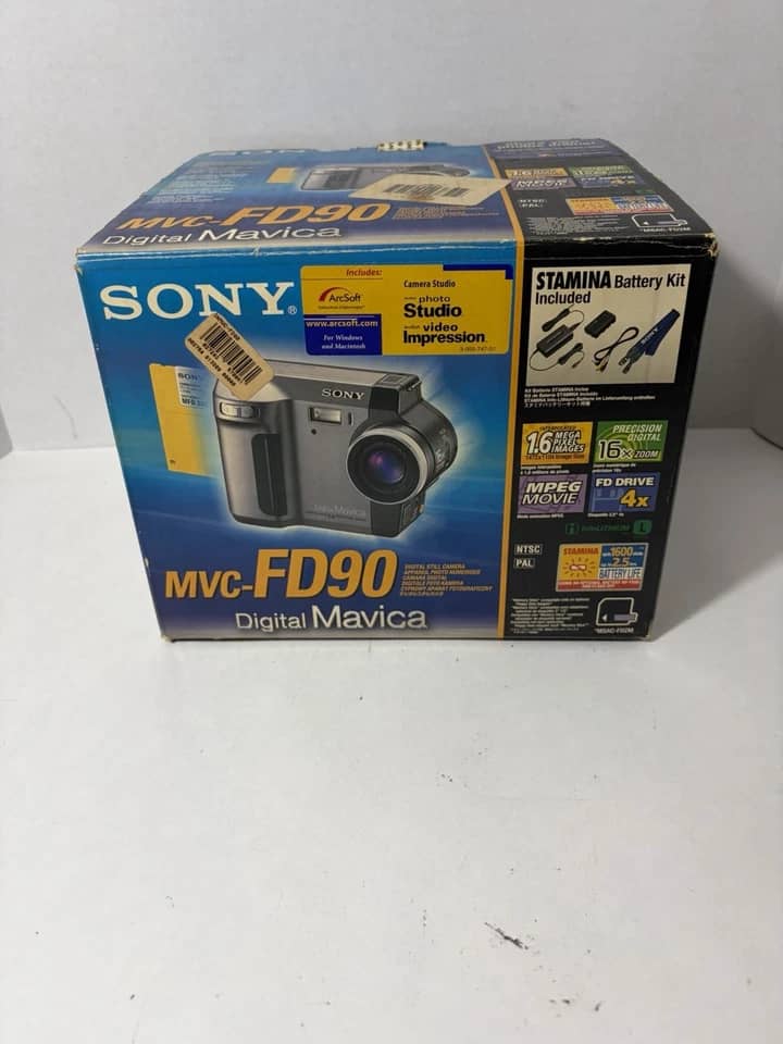 Sony MVC-FD90 Digital Cameras Gray New Body Only