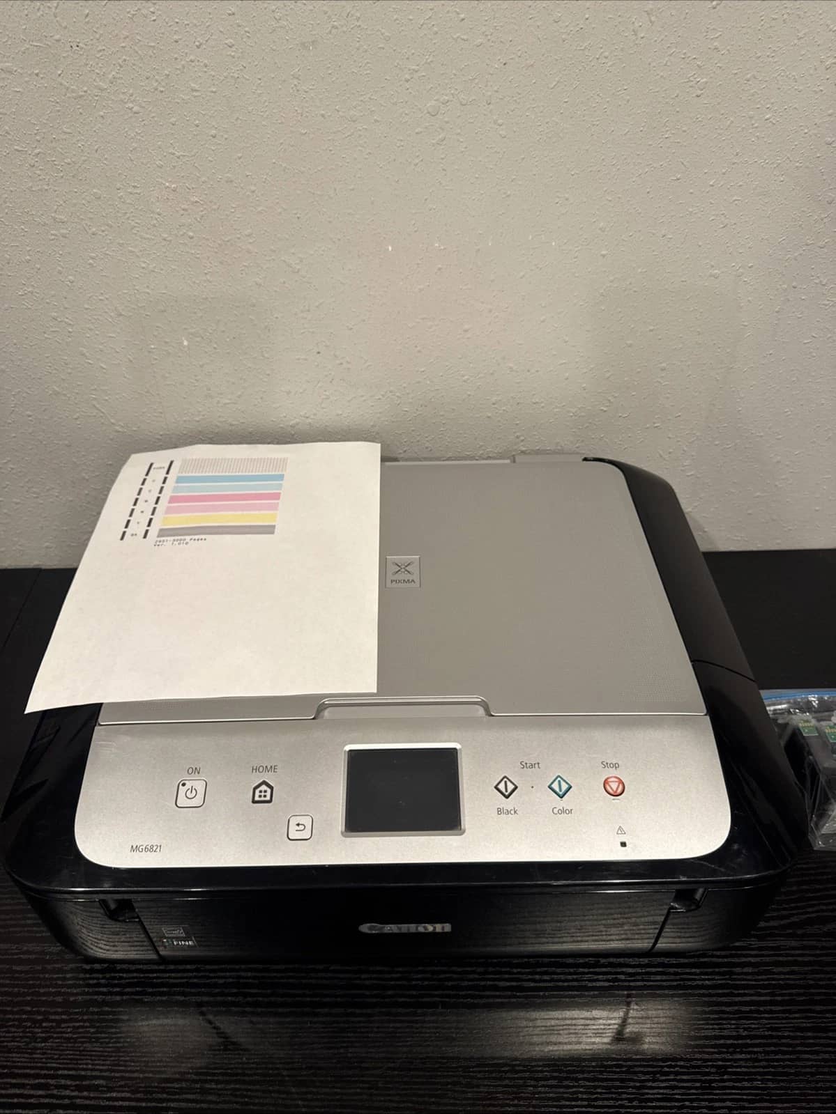 Canon PIXMA MG6821 Black/Silver Wireless Printers New