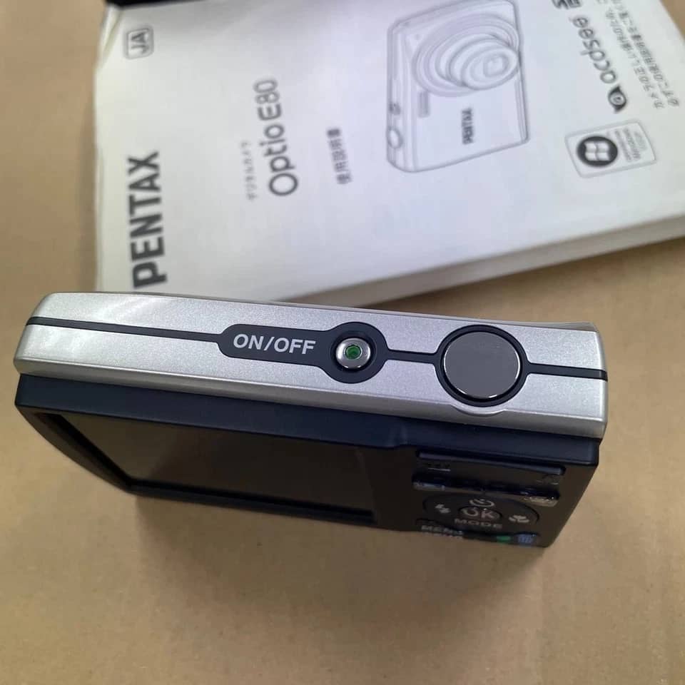 Pentax OPTIOE80 Digital Cameras Black New Body Only