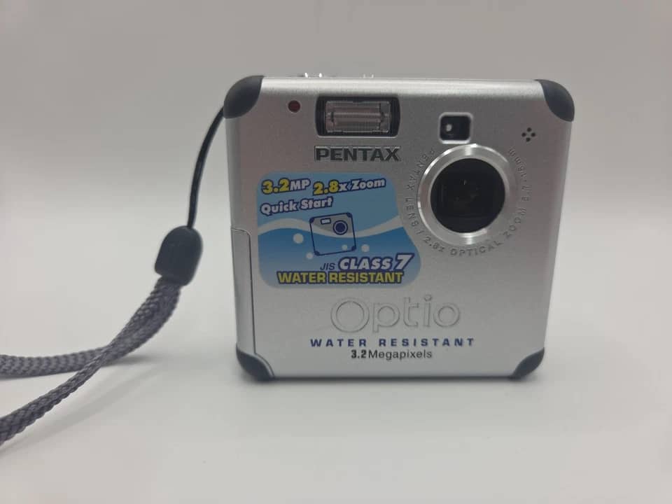 Pentax Optio 33WR Digital Cameras Silver Used - Good Body Only