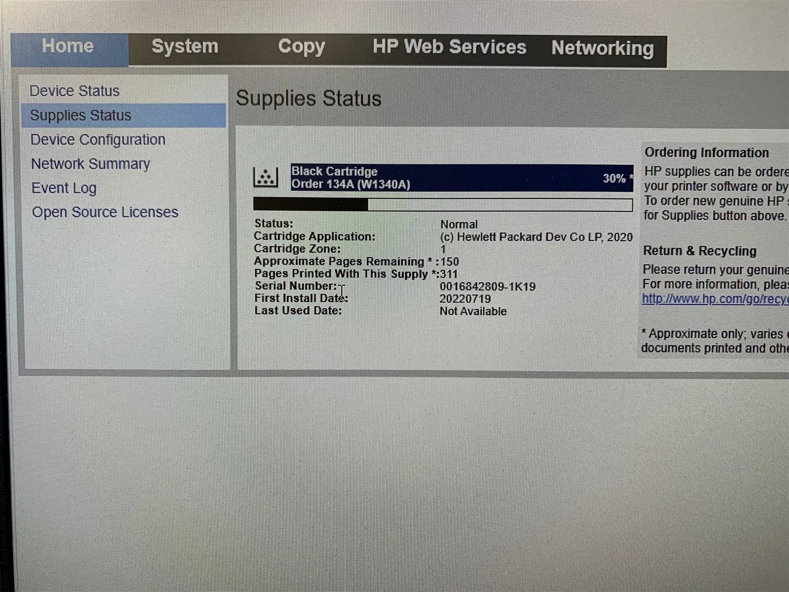 HP M234dw Printers Refurbished - Excellent