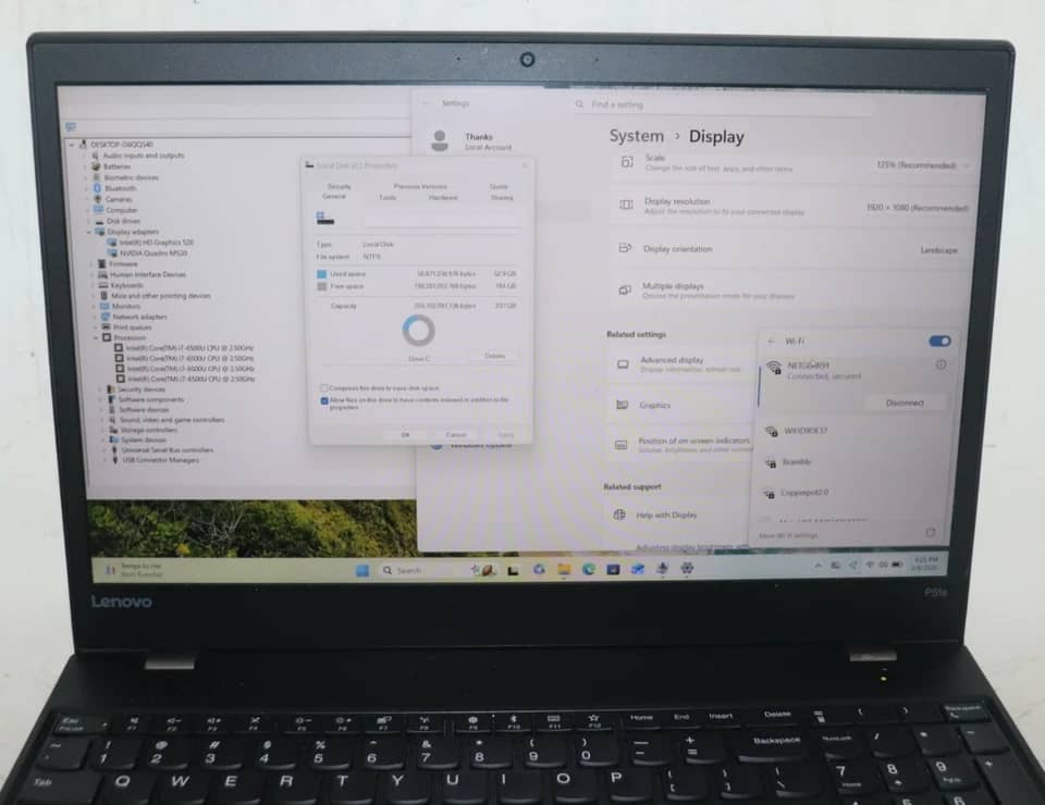 Lenovo ThinkPad P51s Computers