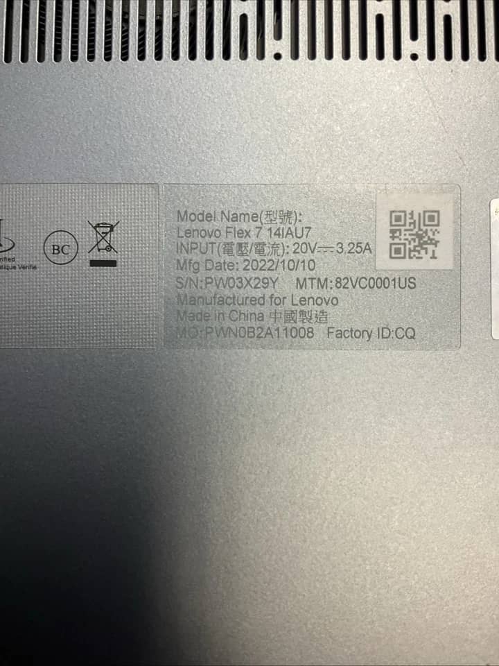 Lenovo IdeaPad Flex 7 Computers