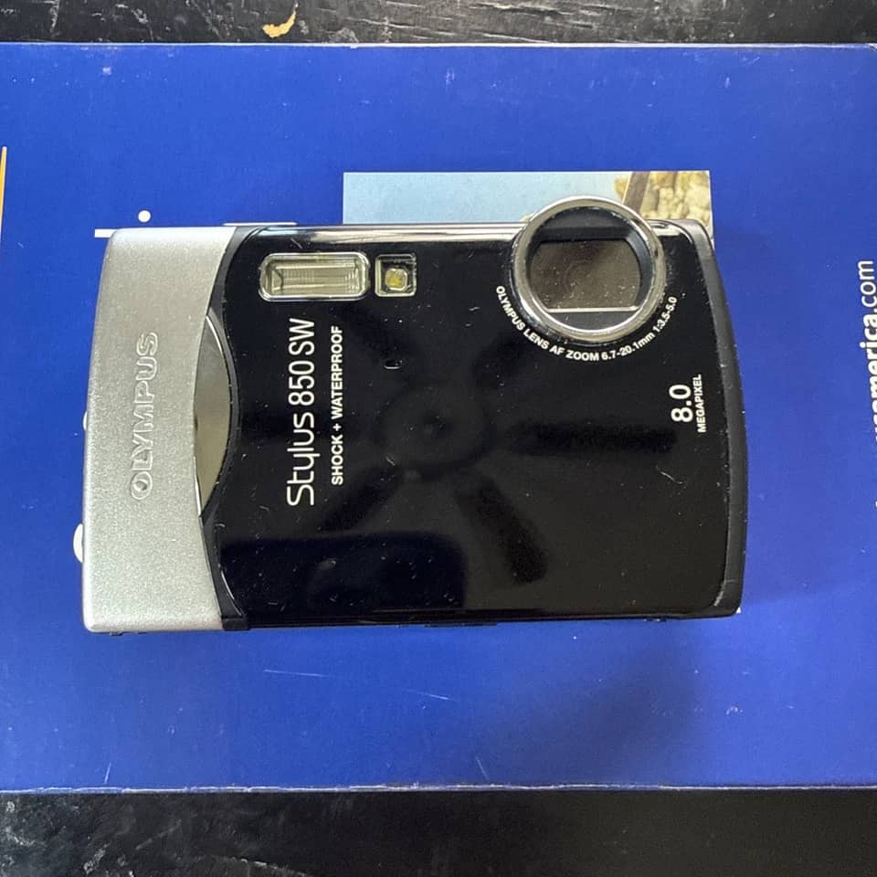 OM SYSTEM Stylus 850SW Digital Cameras Black New Body Only