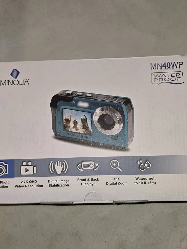Minolta MN40WP-R Digital Cameras Red New Body Only