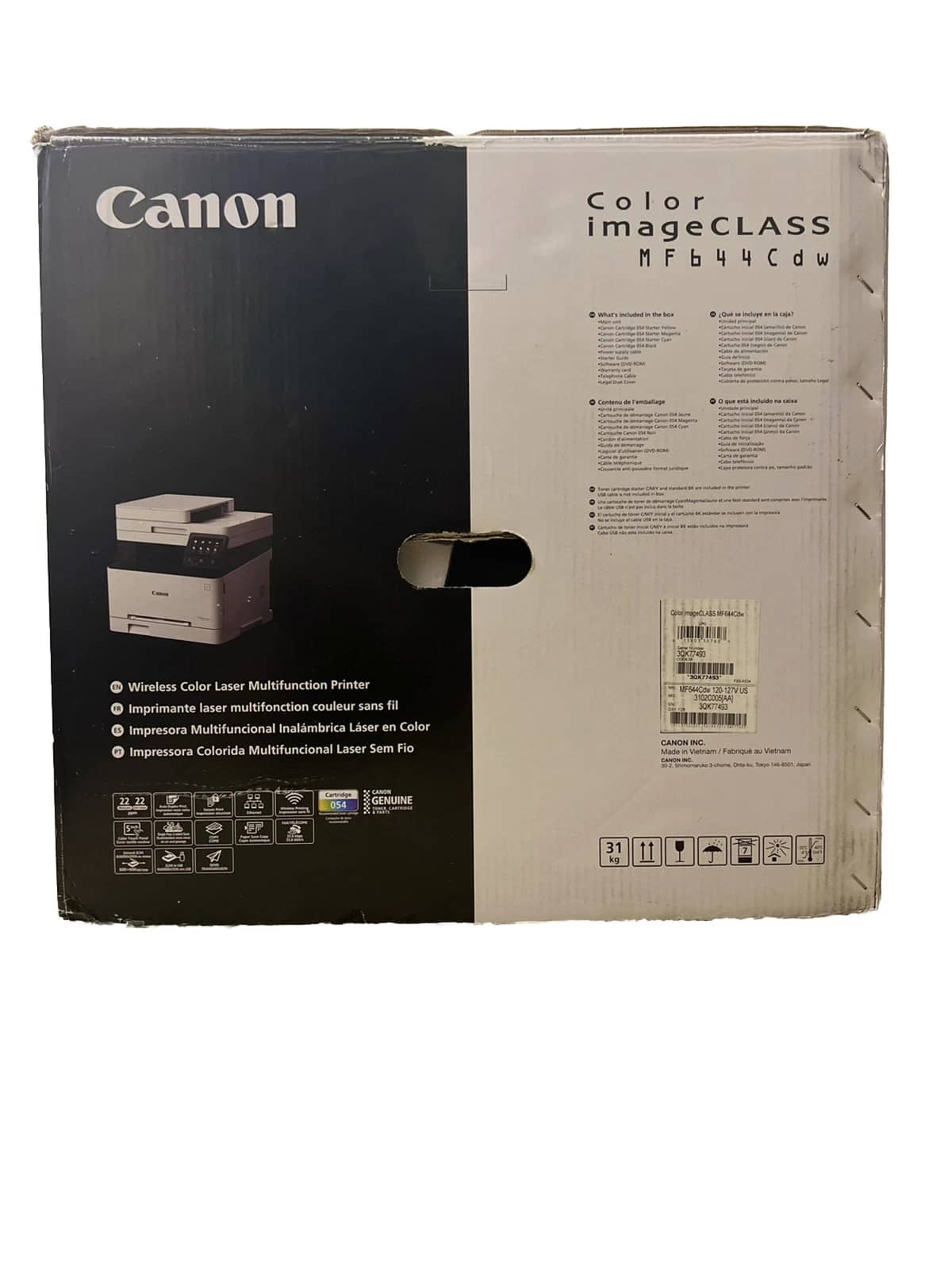 Canon MF644Cdw Printers New