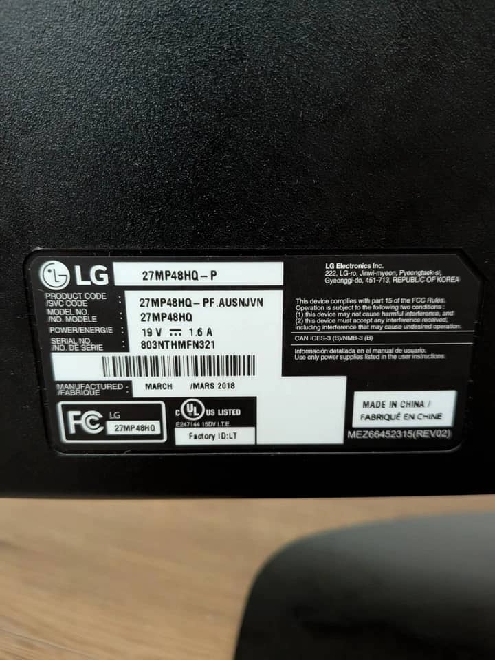 LG 27BL85U Monitors